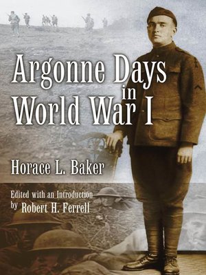 cover image of Argonne Days in World War I